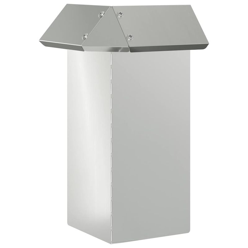 Casa si Gradina - Gradina si terasa - Garduri, panouri si accesorii - Gard pentru melci Argintiu 13,5 x 13,5 x 25 cm Otel Galvanizat - Infinity.ro