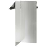 Casa si Gradina - Gradina si terasa - Garduri, panouri si accesorii - Gard pentru melci Argintiu 13,5 x 13,5 x 25 cm Otel Galvanizat - Infinity.ro