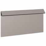 Casa si Gradina - Gradina si terasa - Garduri, panouri si accesorii - Gard pentru melci 16 pcs Ruginit 50 x 3,5 x 25 cm - Infinity.ro