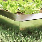 Casa si Gradina - Gradina si terasa - Garduri, panouri si accesorii - Gard pentru melci 4 pcs Argintiu 13,5 x 13,5 x 25 cm - Infinity.ro