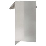 Casa si Gradina - Gradina si terasa - Garduri, panouri si accesorii - Gard pentru melci 4 pcs Argintiu 13,5 x 13,5 x 25 cm - Infinity.ro