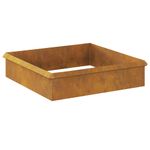 Casa si Gradina - Gradina si terasa - Garduri, panouri si accesorii - Garduri pentru melci 8 pcs Ruginit Otel rezistent de intemperii - Infinity.ro
