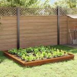 Casa si Gradina - Gradina si terasa - Garduri, panouri si accesorii - Garduri pentru melci 12 pcs Ruginit - Infinity.ro