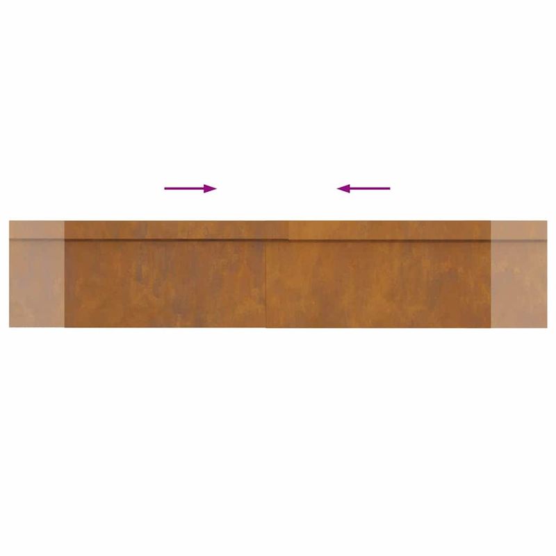 Casa si Gradina - Gradina si terasa - Garduri, panouri si accesorii - Garduri pentru melci 12 pcs Ruginit - Infinity.ro