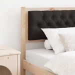 Casa si Gradina - Mobilier - Paturi si accesorii - Accesorii paturi - Tablie cu buton din cristal tuftata gri inchis 140 cm catifea - Infinity.ro