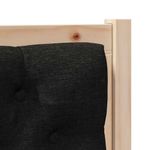Casa si Gradina - Mobilier - Paturi si accesorii - Accesorii paturi - Tablie cu buton din cristal tuftata gri inchis 140 cm catifea - Infinity.ro
