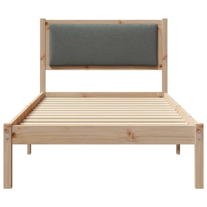 Casa si Gradina - Mobilier - Paturi si accesorii - Paturi - Cadru de pat Gri inchis 90 x 200 cm Lemn de pin masiv - Infinity.ro