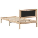 Casa si Gradina - Mobilier - Paturi si accesorii - Paturi - Cadru de pat Gri inchis 90 x 200 cm Lemn de pin masiv - Infinity.ro