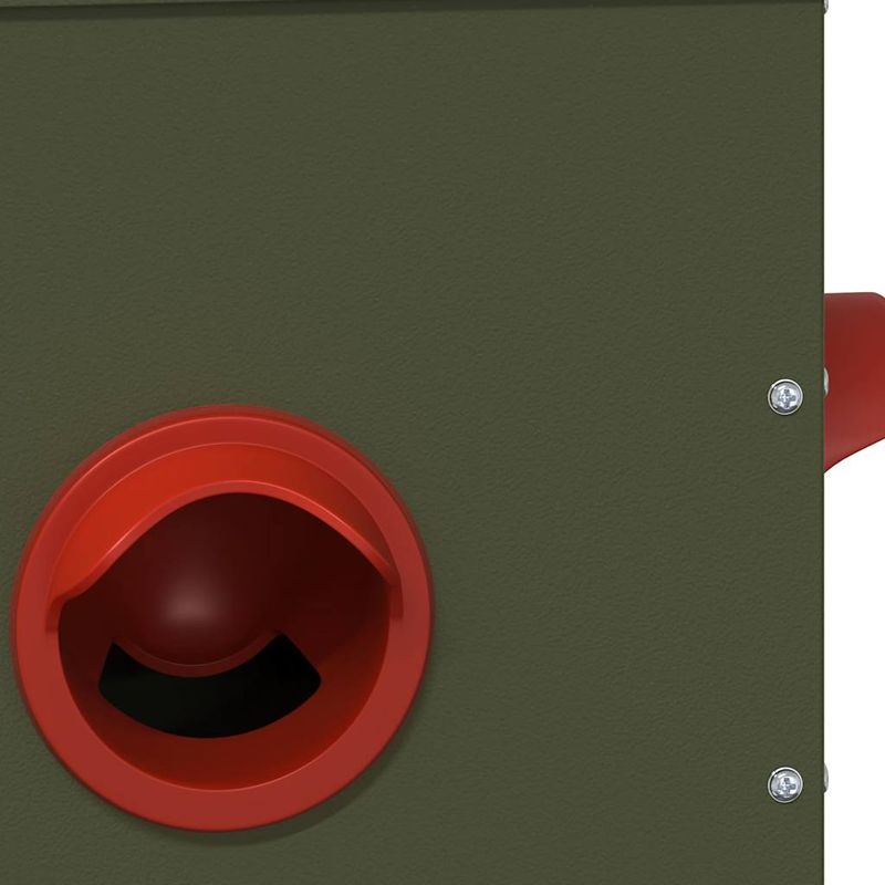 Petshop - Accesorii petshop - Castroane si adapatori - Feeder pentru pui 2 pcs Verde masliniu 41,5 x 20,5 x 33 cm - Infinity.ro