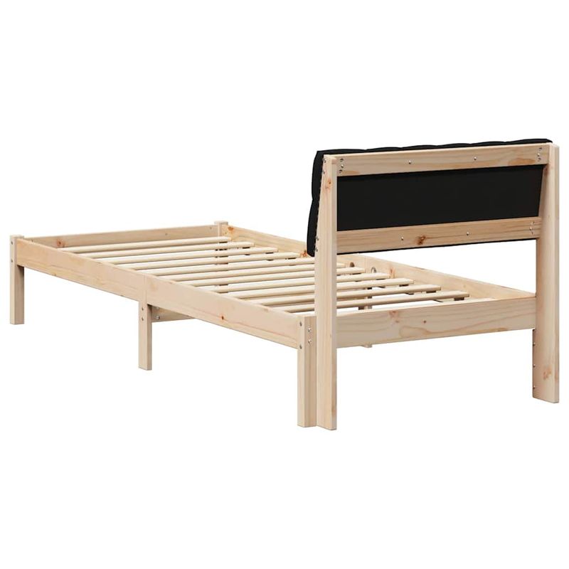 Casa si Gradina - Mobilier - Paturi si accesorii - Paturi - Cadru de pat Maro si negru 80 x 200 cm Lemn masiv de pin - Infinity.ro