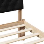 Casa si Gradina - Mobilier - Paturi si accesorii - Paturi - Cadru de pat Maro si negru 80 x 200 cm Lemn masiv de pin - Infinity.ro