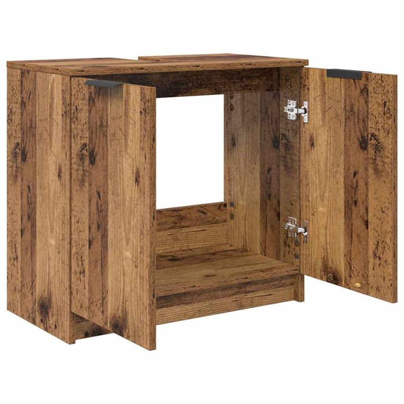 Casa si Gradina - Mobilier - Mobilier baie - Corpuri baie - Dulap de Baie Lemn Vechi 64,5 x 33,5 x 59 cm Lemn compozit - Infinity.ro