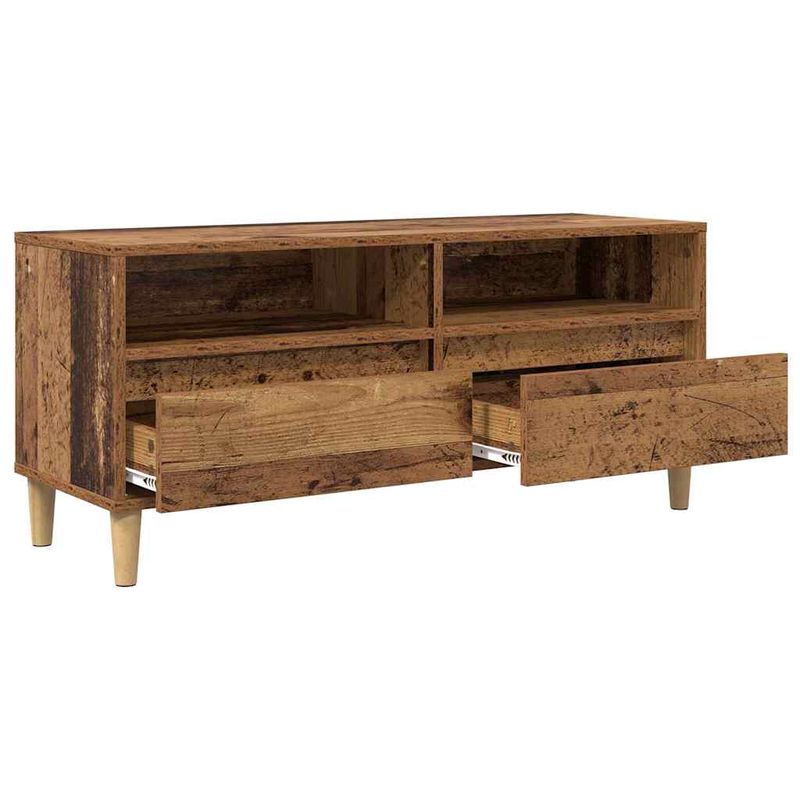Casa si Gradina - Mobilier - Comode si corpuri - Comode - Cabinet TV Lemn Vechi 100 x 34,5 x 44,5 cm Lemn compozit - Infinity.ro