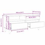 Casa si Gradina - Mobilier - Comode si corpuri - Comode - Cabinet TV Lemn Vechi 100 x 34,5 x 44,5 cm Lemn compozit - Infinity.ro