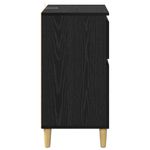 Casa si Gradina - Mobilier - Comode si corpuri - Comode - Bufet cu sertar Stejar Negru 60 x 35 x 70 cm Lemn compozit - Infinity.ro