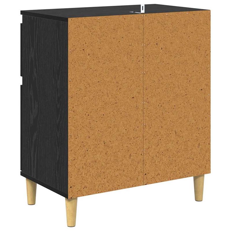 Casa si Gradina - Mobilier - Comode si corpuri - Comode - Bufet cu sertar Stejar Negru 60 x 35 x 70 cm Lemn compozit - Infinity.ro