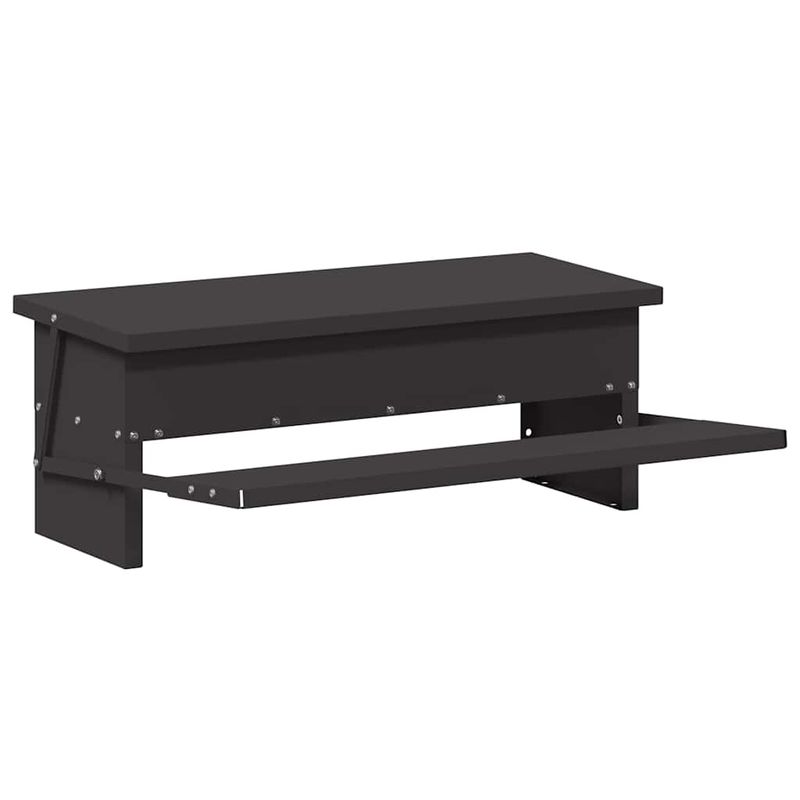 Petshop - Accesorii petshop - Castroane si adapatori - Hranitor cu pedale pentru pui Negru 48,5 x 39,5 x 19 cm - Infinity.ro