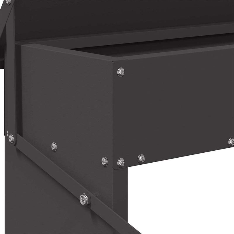 Petshop - Accesorii petshop - Castroane si adapatori - Hranitor cu pedale pentru pui Negru 48,5 x 39,5 x 19 cm - Infinity.ro