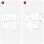 Petshop - Accesorii petshop - Castroane si adapatori - Feeder pentru Fan Negru 71 x 33 x 70 cm Otel Laminat la Rece - Infinity.ro