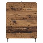 Casa si Gradina - Mobilier - Comode si corpuri - Comode - Bufet Lemn Vechi 69,5 x 34 x 90 cm Lemn Ingineresc si Fier - Infinity.ro