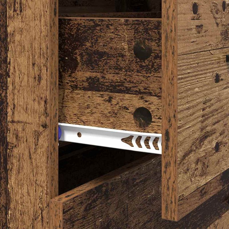 Casa si Gradina - Mobilier - Comode si corpuri - Comode - Bufet Lemn Vechi 69,5 x 34 x 90 cm Lemn Ingineresc si Fier - Infinity.ro