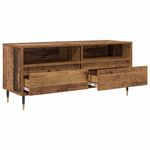 Casa si Gradina - Mobilier - Comode si corpuri - Comode - Cabinet TV cu sertar Lemn Vechi 100 x 34,5 x 44,5 cm - Infinity.ro
