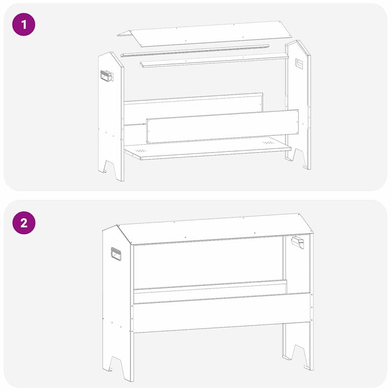 Petshop - Accesorii petshop - Castroane si adapatori - Jgheab pentru hranirea animalelor Verde masliniu - Infinity.ro