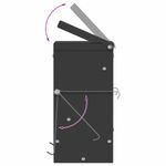 Petshop - Accesorii petshop - Castroane si adapatori - Urmarire pentru iepuri Negru 20 x 12,5 x 25 cm - Infinity.ro