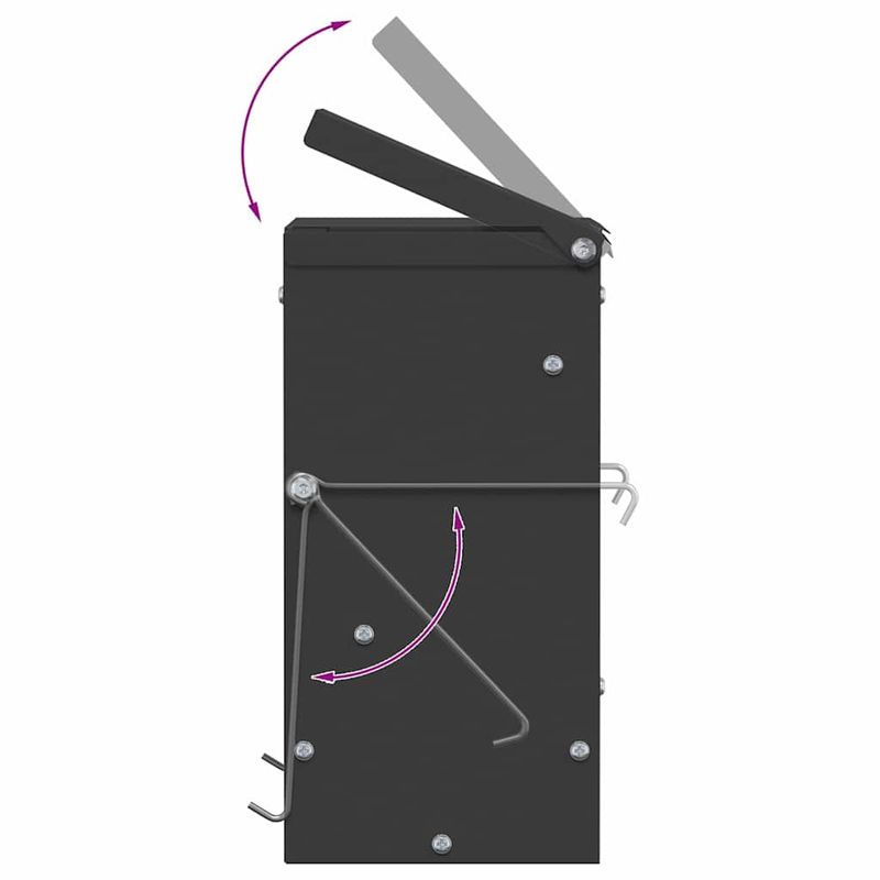 Petshop - Accesorii petshop - Castroane si adapatori - Urmarire pentru iepuri Negru 20 x 12,5 x 25 cm - Infinity.ro