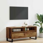 Casa si Gradina - Mobilier - Comode si corpuri - Comode - Cabinet TV cu sertar Lemn Vechi 100 x 34,5 x 44,5 cm - Infinity.ro