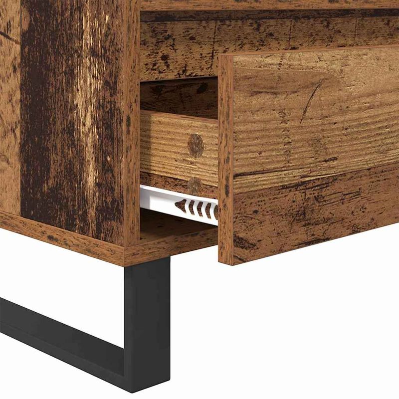 Casa si Gradina - Mobilier - Comode si corpuri - Comode - Cabinet TV cu sertar Lemn Vechi 100 x 34,5 x 44,5 cm - Infinity.ro