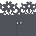Casa si Gradina - Gradina si terasa - Garduri, panouri si accesorii - Borduri pentru gazon 20 pcs Antracit 103 x 0,05 x 22 cm Otel - Infinity.ro