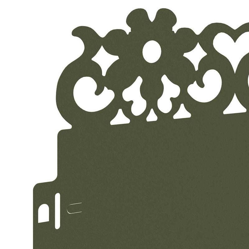 Casa si Gradina - Gradina si terasa - Garduri, panouri si accesorii - Borduri pentru gazon 10 pcs Verde masliniu 103 x 0,05 x 22 cm - Infinity.ro