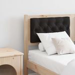 Casa si Gradina - Mobilier - Paturi si accesorii - Accesorii paturi - Tablie cu butoane din cristal tuftata gri inchis 200 cm din catifea - Infinity.ro