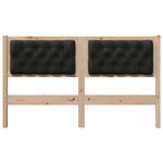 Casa si Gradina - Mobilier - Paturi si accesorii - Accesorii paturi - Tablie cu butoane din cristal tuftata gri inchis 200 cm din catifea - Infinity.ro