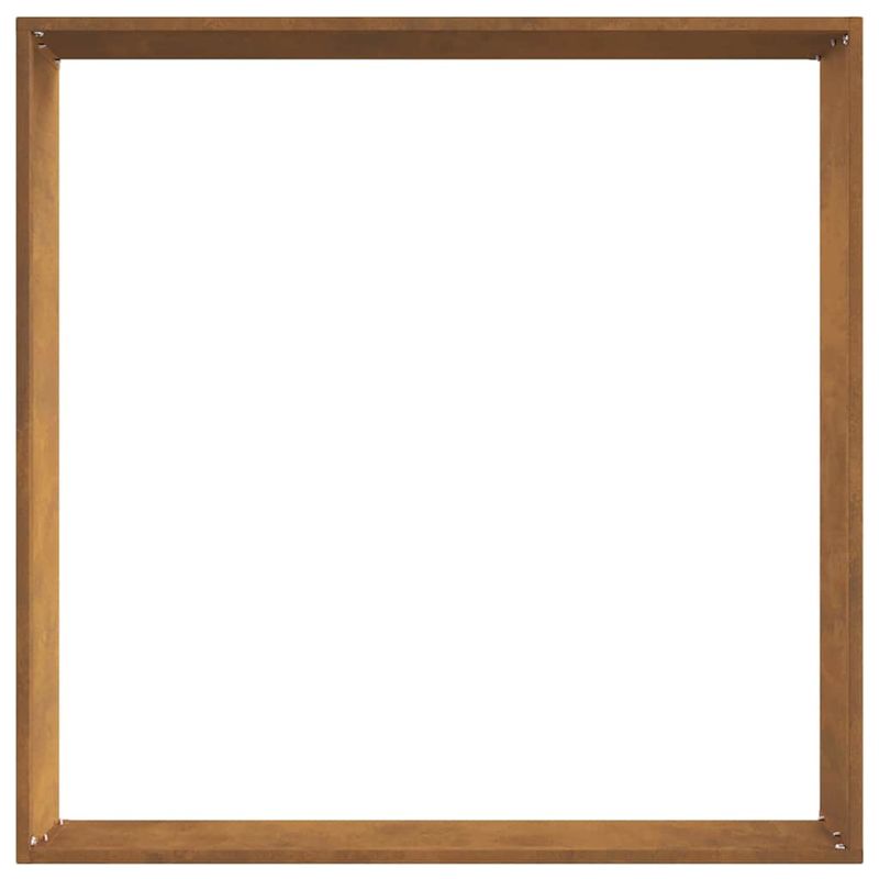 Casa si Gradina - Gradina si terasa - Garduri, panouri si accesorii - Margine pentru gazon 6 pcs Ruginit 60 x 60 x 13 cm - Infinity.ro