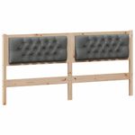 Casa si Gradina - Mobilier - Paturi si accesorii - Accesorii paturi - Tablie cap Stejar Negru 120 x 15 x 103,5 cm Lemn compozit - Infinity.ro