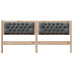 Casa si Gradina - Mobilier - Paturi si accesorii - Accesorii paturi - Tablie cap Stejar Negru 120 x 15 x 103,5 cm Lemn compozit - Infinity.ro