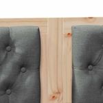 Casa si Gradina - Mobilier - Paturi si accesorii - Accesorii paturi - Tablie cap Stejar Negru 120 x 15 x 103,5 cm Lemn compozit - Infinity.ro