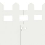 Casa si Gradina - Gradina si terasa - Garduri, panouri si accesorii - Borduri pentru gazon 20 pcs Alb 103 x 0,05 x 22 cm Otel - Infinity.ro