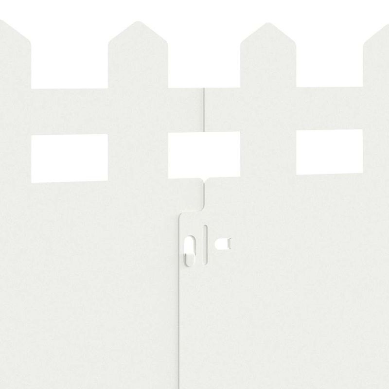 Casa si Gradina - Gradina si terasa - Garduri, panouri si accesorii - Borduri pentru gazon 20 pcs Alb 103 x 0,05 x 22 cm Otel - Infinity.ro