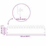 Casa si Gradina - Gradina si terasa - Garduri, panouri si accesorii - Borduri pentru gazon 20 pcs Alb 103 x 0,05 x 22 cm Otel - Infinity.ro