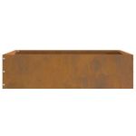 Casa si Gradina - Gradina si terasa - Garduri, panouri si accesorii - Margine pentru gazon 6 pcs Ruginit 50 x 50 x 13 cm - Infinity.ro