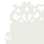 Casa si Gradina - Gradina si terasa - Garduri, panouri si accesorii - Borduri pentru gazon 30 pcs Alb 103 x 0,05 x 22 cm Otel - Infinity.ro