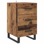 Casa si Gradina - Mobilier - Comode si corpuri - Noptiere - Noptiera Lemn Vechi 40 x 40 x 66 cm Lemn compozit - Infinity.ro