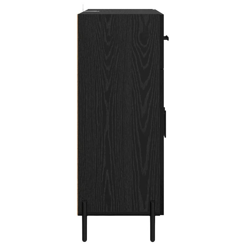 Casa si Gradina - Mobilier - Comode si corpuri - Comode - Bufet cu sertar Stejar Negru 69,5 x 34 x 90 cm Lemn compozit - Infinity.ro