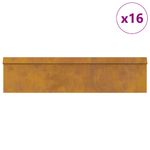 Casa si Gradina - Gradina si terasa - Garduri, panouri si accesorii - Garduri pentru melci 20 pcs Ruginit - Infinity.ro