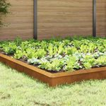 Casa si Gradina - Gradina si terasa - Garduri, panouri si accesorii - Garduri pentru melci 20 pcs Ruginit - Infinity.ro