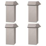 Casa si Gradina - Gradina si terasa - Garduri, panouri si accesorii - Garduri pentru melci 20 pcs Ruginit - Infinity.ro