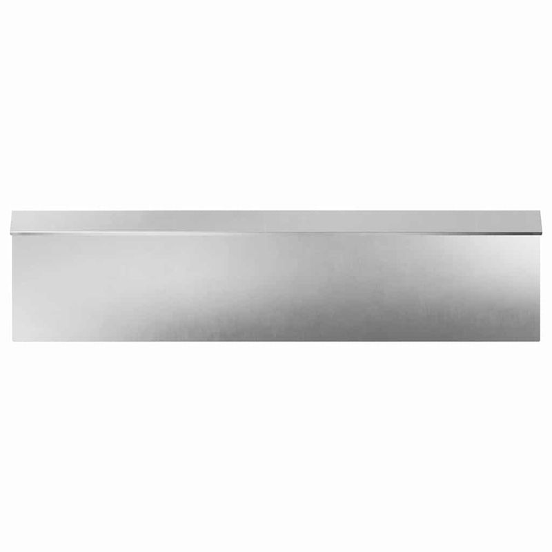 Casa si Gradina - Gradina si terasa - Garduri, panouri si accesorii - Gard pentru melci 4 pcs Argintiu 100 x 3,5 x 25 cm - Infinity.ro